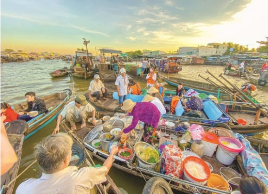 Trải nghiệm độc đáo tại chợ nổi Cái Răng